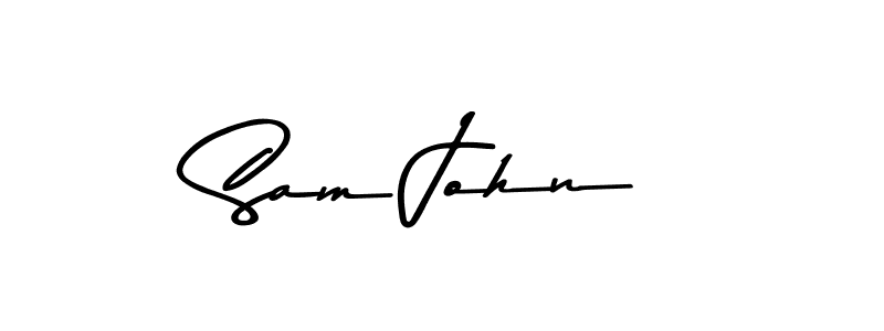 Also You can easily find your signature by using the search form. We will create Sam John name handwritten signature images for you free of cost using Asem Kandis PERSONAL USE sign style. Sam John signature style 9 images and pictures png