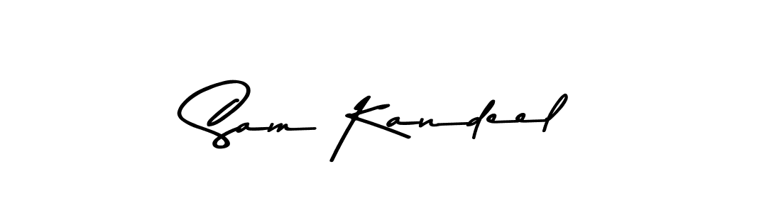 Use a signature maker to create a handwritten signature online. With this signature software, you can design (Asem Kandis PERSONAL USE) your own signature for name Sam Kandeel. Sam Kandeel signature style 9 images and pictures png