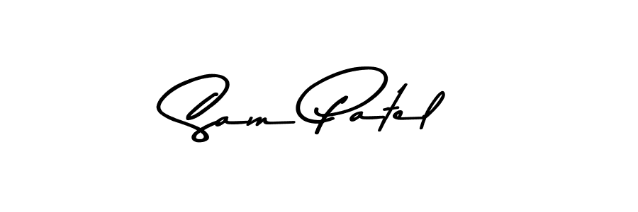 This is the best signature style for the Sam Patel name. Also you like these signature font (Asem Kandis PERSONAL USE). Mix name signature. Sam Patel signature style 9 images and pictures png