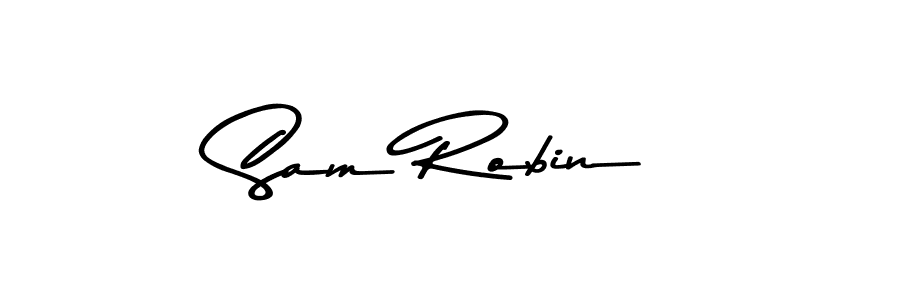 Make a beautiful signature design for name Sam Robin. With this signature (Asem Kandis PERSONAL USE) style, you can create a handwritten signature for free. Sam Robin signature style 9 images and pictures png