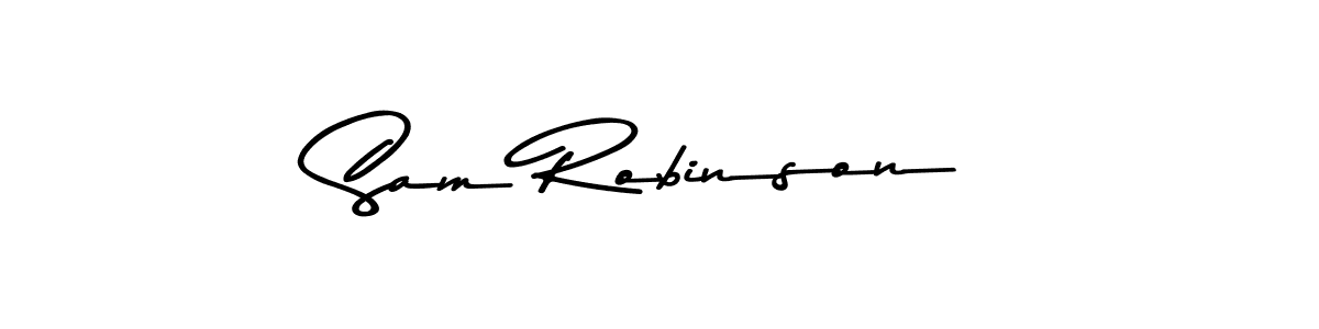 Use a signature maker to create a handwritten signature online. With this signature software, you can design (Asem Kandis PERSONAL USE) your own signature for name Sam Robinson. Sam Robinson signature style 9 images and pictures png