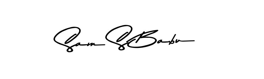 How to Draw Sam S Babu signature style? Asem Kandis PERSONAL USE is a latest design signature styles for name Sam S Babu. Sam S Babu signature style 9 images and pictures png