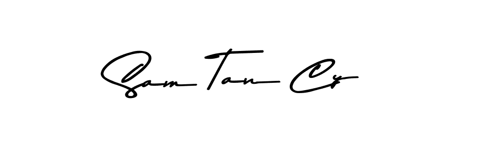 Use a signature maker to create a handwritten signature online. With this signature software, you can design (Asem Kandis PERSONAL USE) your own signature for name Sam Tan Cy. Sam Tan Cy signature style 9 images and pictures png