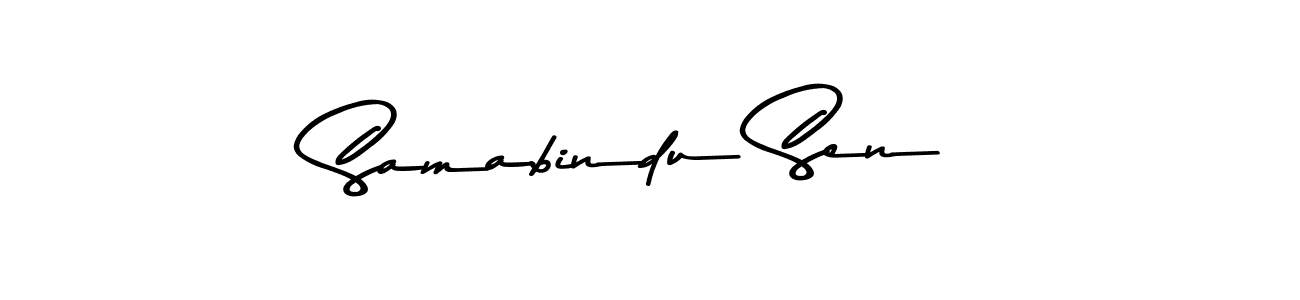 How to make Samabindu Sen signature? Asem Kandis PERSONAL USE is a professional autograph style. Create handwritten signature for Samabindu Sen name. Samabindu Sen signature style 9 images and pictures png