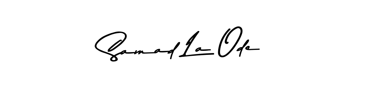 Samad La Ode stylish signature style. Best Handwritten Sign (Asem Kandis PERSONAL USE) for my name. Handwritten Signature Collection Ideas for my name Samad La Ode. Samad La Ode signature style 9 images and pictures png