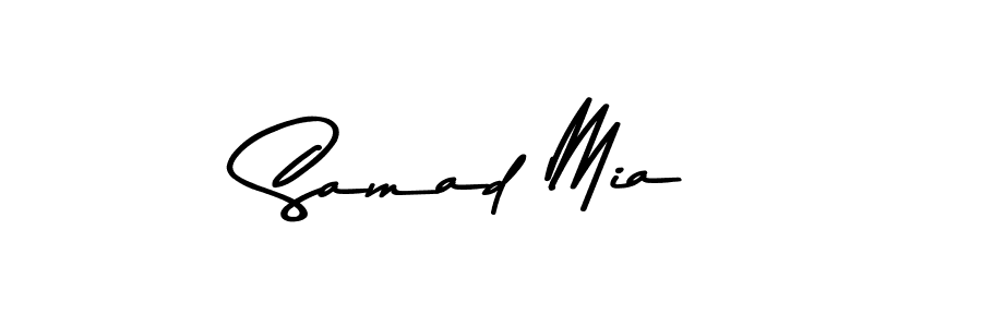 How to make Samad Mia name signature. Use Asem Kandis PERSONAL USE style for creating short signs online. This is the latest handwritten sign. Samad Mia signature style 9 images and pictures png