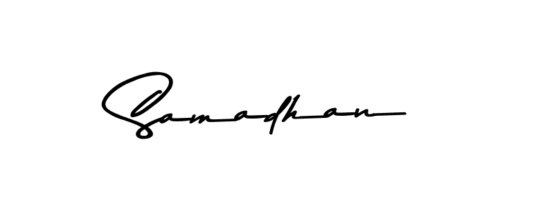 How to make Samadhan signature? Asem Kandis PERSONAL USE is a professional autograph style. Create handwritten signature for Samadhan name. Samadhan signature style 9 images and pictures png