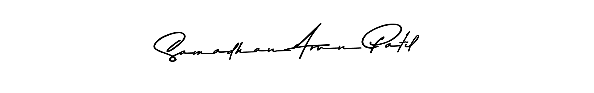 Use a signature maker to create a handwritten signature online. With this signature software, you can design (Asem Kandis PERSONAL USE) your own signature for name Samadhan Arun Patil. Samadhan Arun Patil signature style 9 images and pictures png