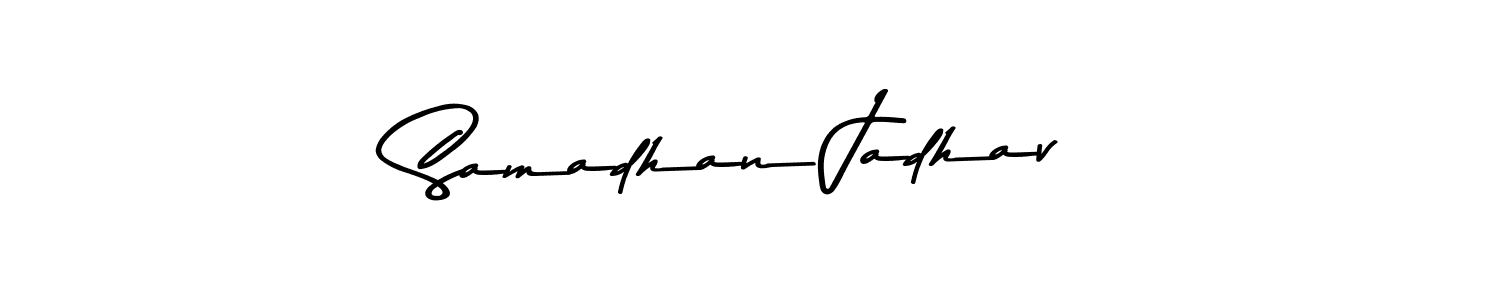 You should practise on your own different ways (Asem Kandis PERSONAL USE) to write your name (Samadhan Jadhav) in signature. don't let someone else do it for you. Samadhan Jadhav signature style 9 images and pictures png