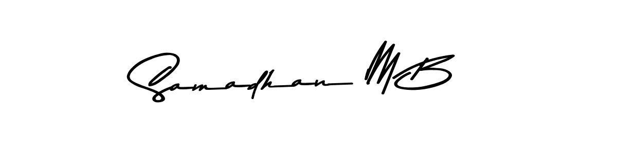 Here are the top 10 professional signature styles for the name Samadhan M B. These are the best autograph styles you can use for your name. Samadhan M B signature style 9 images and pictures png