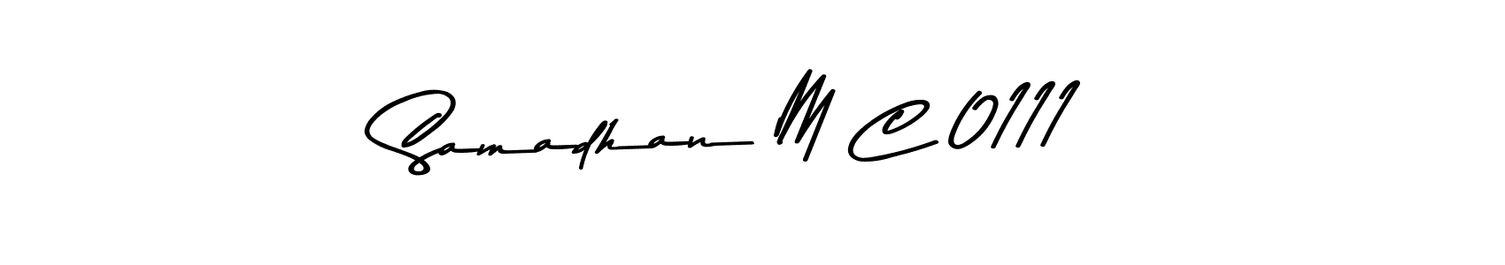 Once you've used our free online signature maker to create your best signature Asem Kandis PERSONAL USE style, it's time to enjoy all of the benefits that Samadhan M C 0111 name signing documents. Samadhan M C 0111 signature style 9 images and pictures png