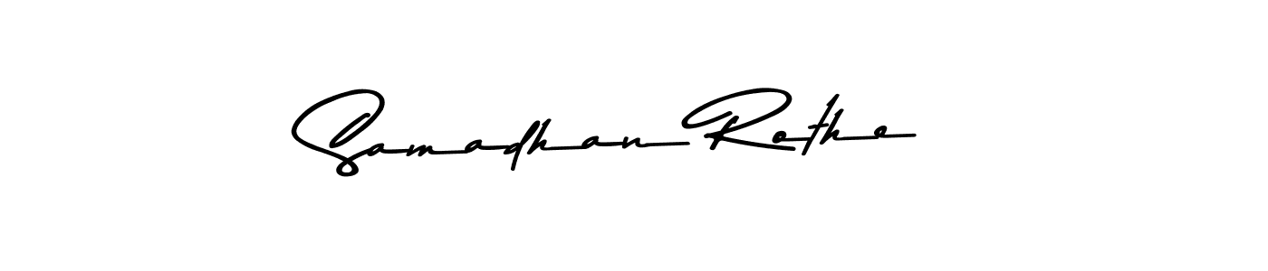 How to make Samadhan Rothe signature? Asem Kandis PERSONAL USE is a professional autograph style. Create handwritten signature for Samadhan Rothe name. Samadhan Rothe signature style 9 images and pictures png