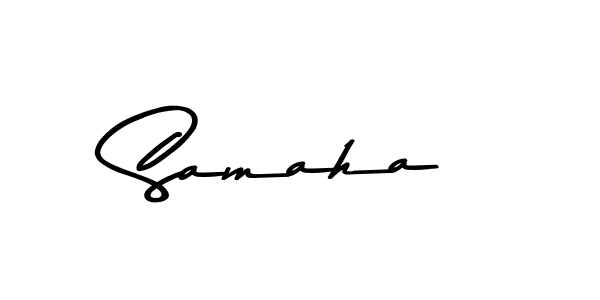 This is the best signature style for the Samaha name. Also you like these signature font (Asem Kandis PERSONAL USE). Mix name signature. Samaha signature style 9 images and pictures png