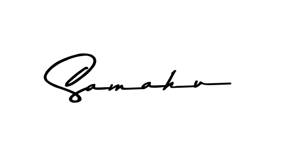 Make a beautiful signature design for name Samahu. With this signature (Asem Kandis PERSONAL USE) style, you can create a handwritten signature for free. Samahu signature style 9 images and pictures png