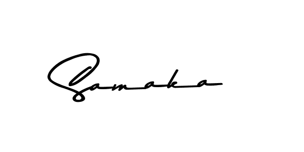 How to make Samaka signature? Asem Kandis PERSONAL USE is a professional autograph style. Create handwritten signature for Samaka name. Samaka signature style 9 images and pictures png