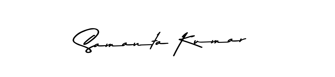 How to make Samanta Kumar signature? Asem Kandis PERSONAL USE is a professional autograph style. Create handwritten signature for Samanta Kumar name. Samanta Kumar signature style 9 images and pictures png