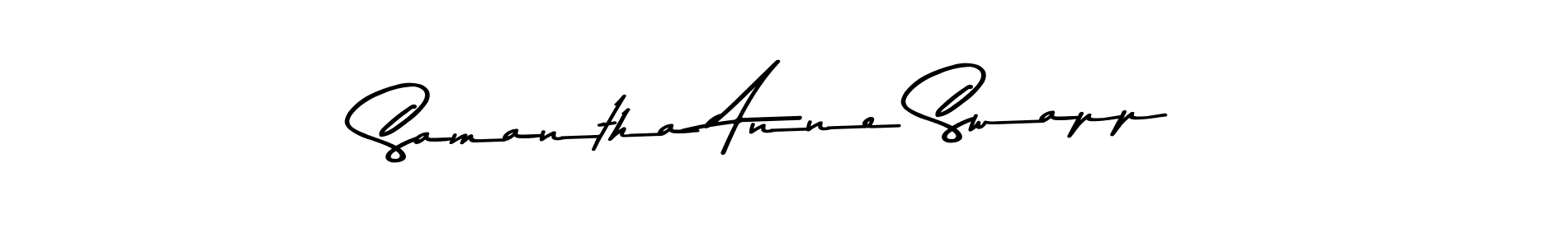 The best way (Asem Kandis PERSONAL USE) to make a short signature is to pick only two or three words in your name. The name Samantha Anne Swapp include a total of six letters. For converting this name. Samantha Anne Swapp signature style 9 images and pictures png