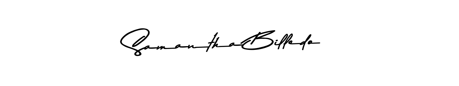 Samantha Billedo stylish signature style. Best Handwritten Sign (Asem Kandis PERSONAL USE) for my name. Handwritten Signature Collection Ideas for my name Samantha Billedo. Samantha Billedo signature style 9 images and pictures png