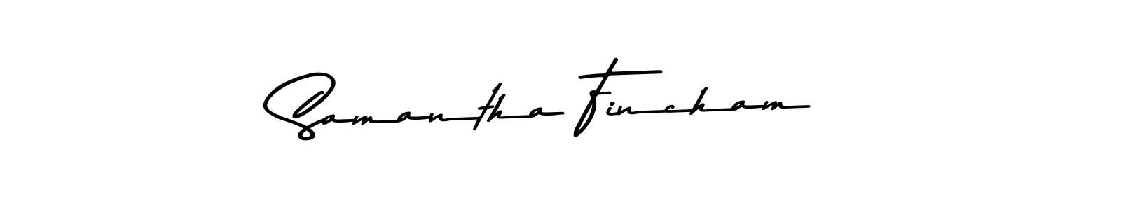 Create a beautiful signature design for name Samantha Fincham. With this signature (Asem Kandis PERSONAL USE) fonts, you can make a handwritten signature for free. Samantha Fincham signature style 9 images and pictures png