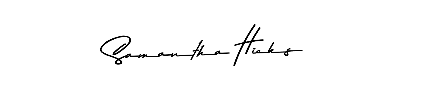 The best way (Asem Kandis PERSONAL USE) to make a short signature is to pick only two or three words in your name. The name Samantha Hicks include a total of six letters. For converting this name. Samantha Hicks signature style 9 images and pictures png