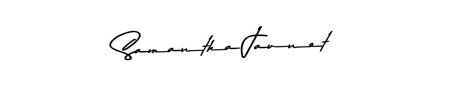 This is the best signature style for the Samantha Jaunet name. Also you like these signature font (Asem Kandis PERSONAL USE). Mix name signature. Samantha Jaunet signature style 9 images and pictures png