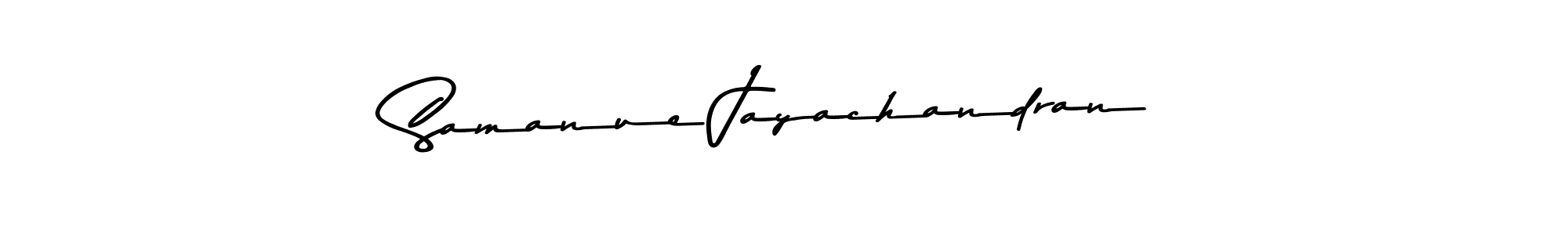 You can use this online signature creator to create a handwritten signature for the name Samanue Jayachandran. This is the best online autograph maker. Samanue Jayachandran signature style 9 images and pictures png