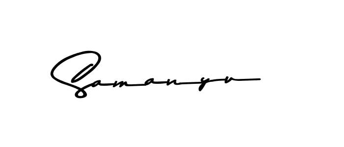How to Draw Samanyu signature style? Asem Kandis PERSONAL USE is a latest design signature styles for name Samanyu. Samanyu signature style 9 images and pictures png