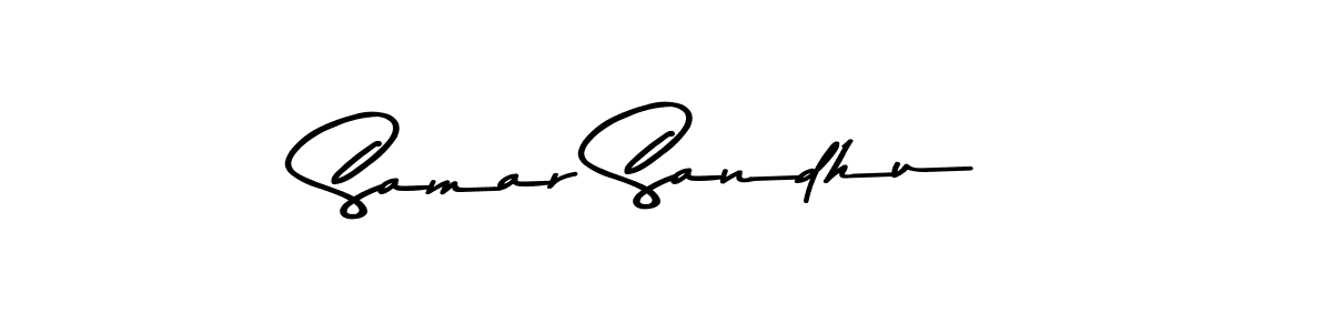 How to make Samar Sandhu signature? Asem Kandis PERSONAL USE is a professional autograph style. Create handwritten signature for Samar Sandhu name. Samar Sandhu signature style 9 images and pictures png