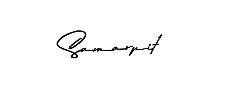 How to make Samarpit name signature. Use Asem Kandis PERSONAL USE style for creating short signs online. This is the latest handwritten sign. Samarpit signature style 9 images and pictures png