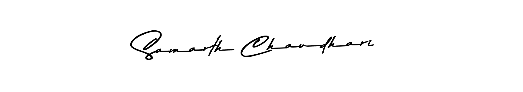 Design your own signature with our free online signature maker. With this signature software, you can create a handwritten (Asem Kandis PERSONAL USE) signature for name Samarth Chaudhari. Samarth Chaudhari signature style 9 images and pictures png