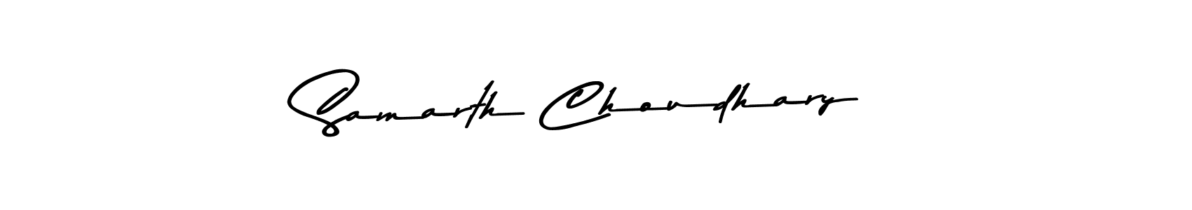 Design your own signature with our free online signature maker. With this signature software, you can create a handwritten (Asem Kandis PERSONAL USE) signature for name Samarth Choudhary. Samarth Choudhary signature style 9 images and pictures png