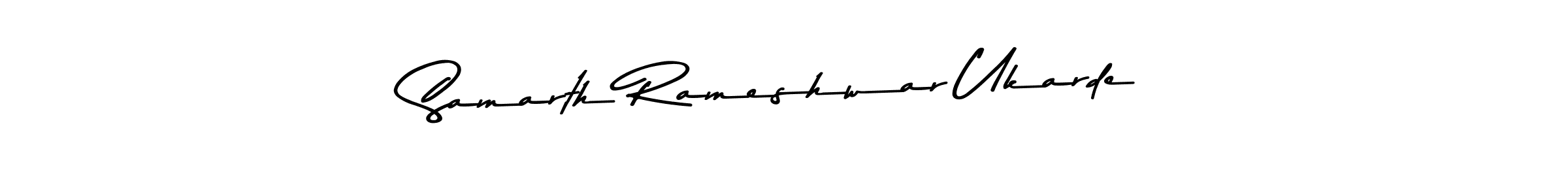 Asem Kandis PERSONAL USE is a professional signature style that is perfect for those who want to add a touch of class to their signature. It is also a great choice for those who want to make their signature more unique. Get Samarth Rameshwar Ukarde name to fancy signature for free. Samarth Rameshwar Ukarde signature style 9 images and pictures png