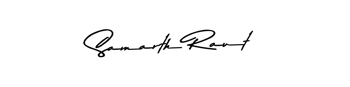 Use a signature maker to create a handwritten signature online. With this signature software, you can design (Asem Kandis PERSONAL USE) your own signature for name Samarth Raut. Samarth Raut signature style 9 images and pictures png