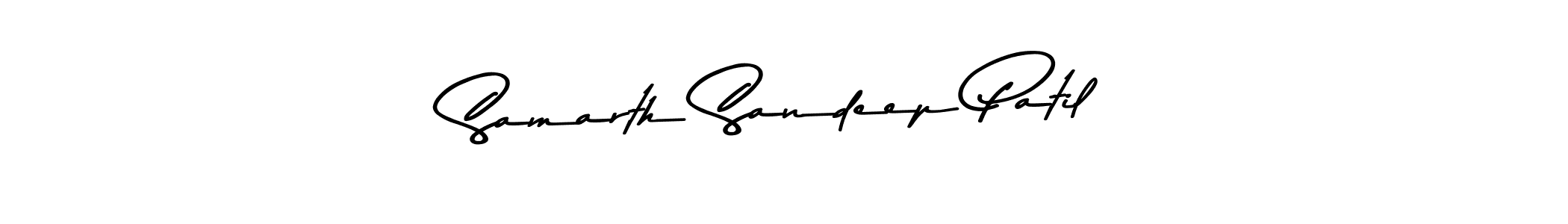 Design your own signature with our free online signature maker. With this signature software, you can create a handwritten (Asem Kandis PERSONAL USE) signature for name Samarth Sandeep Patil. Samarth Sandeep Patil signature style 9 images and pictures png