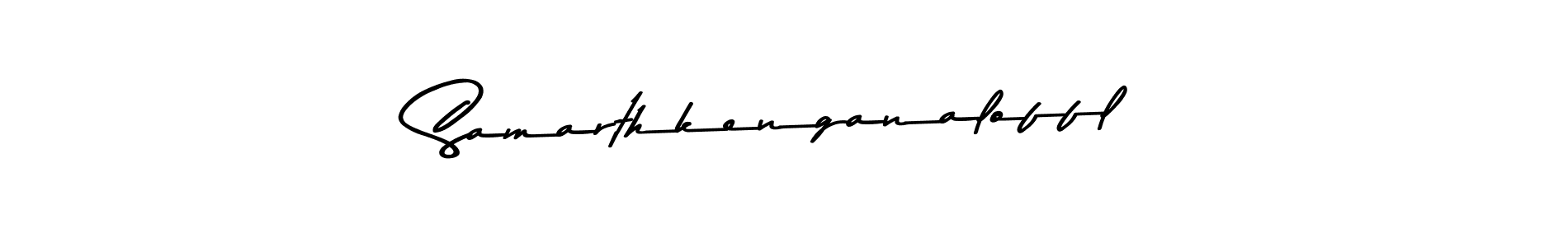 Similarly Asem Kandis PERSONAL USE is the best handwritten signature design. Signature creator online .You can use it as an online autograph creator for name Samarthkenganaloffl. Samarthkenganaloffl signature style 9 images and pictures png
