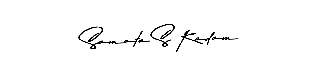 Check out images of Autograph of Samata S Kadam name. Actor Samata S Kadam Signature Style. Asem Kandis PERSONAL USE is a professional sign style online. Samata S Kadam signature style 9 images and pictures png