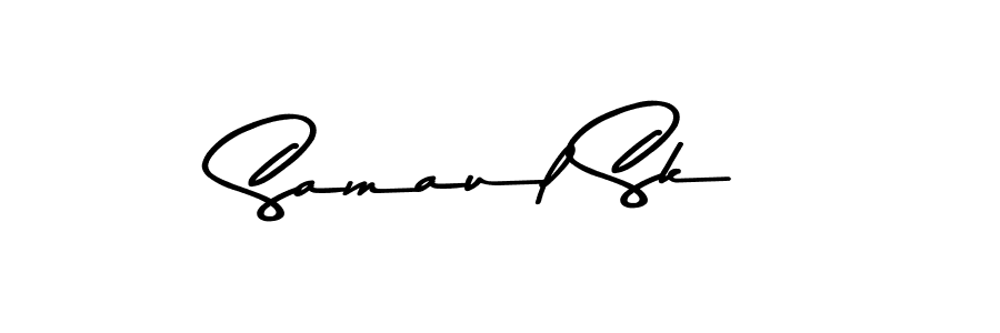 Make a beautiful signature design for name Samaul Sk. With this signature (Asem Kandis PERSONAL USE) style, you can create a handwritten signature for free. Samaul Sk signature style 9 images and pictures png