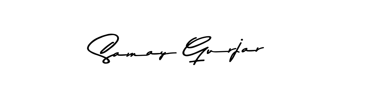 Here are the top 10 professional signature styles for the name Samay Gurjar. These are the best autograph styles you can use for your name. Samay Gurjar signature style 9 images and pictures png