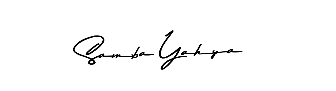 Use a signature maker to create a handwritten signature online. With this signature software, you can design (Asem Kandis PERSONAL USE) your own signature for name Samba Yahya. Samba Yahya signature style 9 images and pictures png