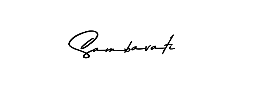 Make a beautiful signature design for name Sambavati. With this signature (Asem Kandis PERSONAL USE) style, you can create a handwritten signature for free. Sambavati signature style 9 images and pictures png