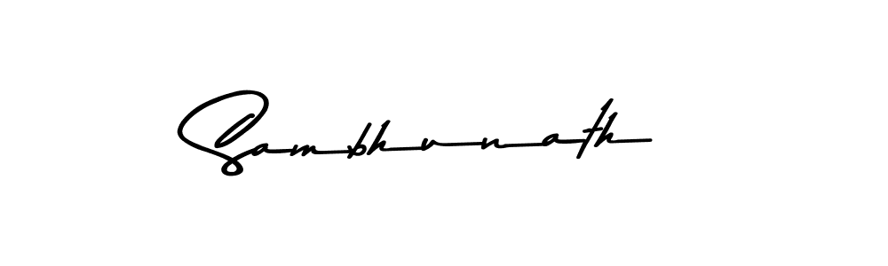 Make a beautiful signature design for name Sambhunath. Use this online signature maker to create a handwritten signature for free. Sambhunath signature style 9 images and pictures png