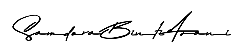 Make a short Samdora Binti Azani signature style. Manage your documents anywhere anytime using Asem Kandis PERSONAL USE. Create and add eSignatures, submit forms, share and send files easily. Samdora Binti Azani signature style 9 images and pictures png
