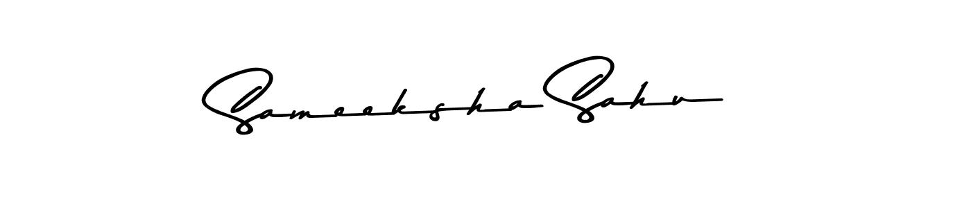 Use a signature maker to create a handwritten signature online. With this signature software, you can design (Asem Kandis PERSONAL USE) your own signature for name Sameeksha Sahu. Sameeksha Sahu signature style 9 images and pictures png