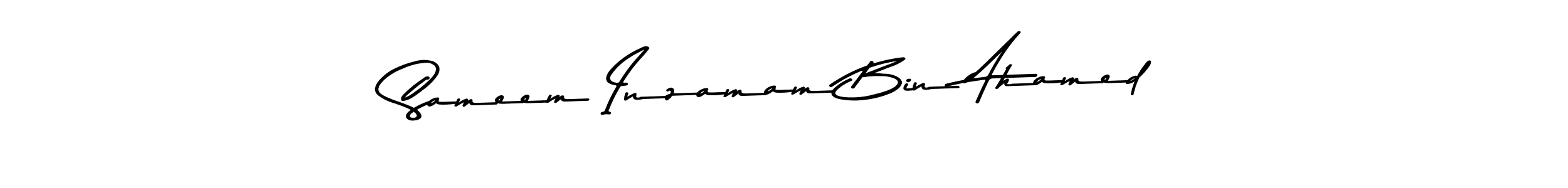 Design your own signature with our free online signature maker. With this signature software, you can create a handwritten (Asem Kandis PERSONAL USE) signature for name Sameem Inzamam Bin Ahamed. Sameem Inzamam Bin Ahamed signature style 9 images and pictures png