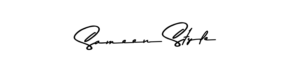 Create a beautiful signature design for name Sameen Style. With this signature (Asem Kandis PERSONAL USE) fonts, you can make a handwritten signature for free. Sameen Style signature style 9 images and pictures png