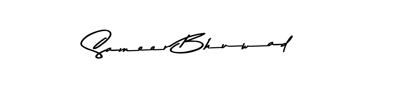 You should practise on your own different ways (Asem Kandis PERSONAL USE) to write your name (Sameer Bhuwad) in signature. don't let someone else do it for you. Sameer Bhuwad signature style 9 images and pictures png