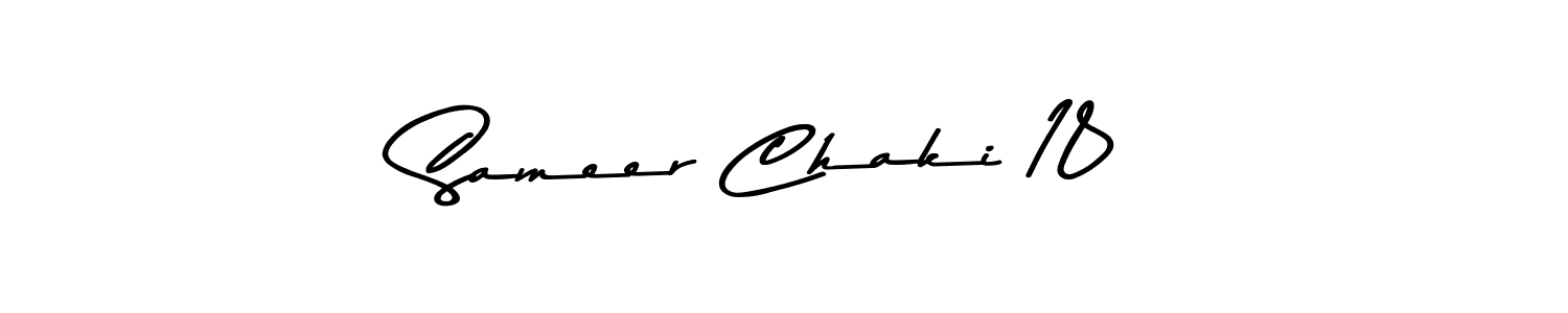 This is the best signature style for the Sameer Chaki 18 name. Also you like these signature font (Asem Kandis PERSONAL USE). Mix name signature. Sameer Chaki 18 signature style 9 images and pictures png