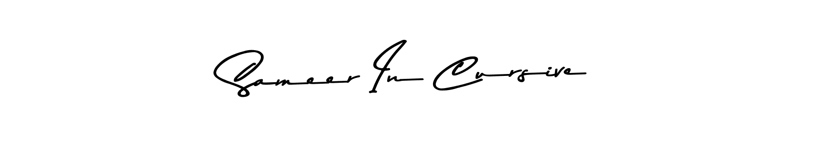 Best and Professional Signature Style for Sameer In Cursive. Asem Kandis PERSONAL USE Best Signature Style Collection. Sameer In Cursive signature style 9 images and pictures png