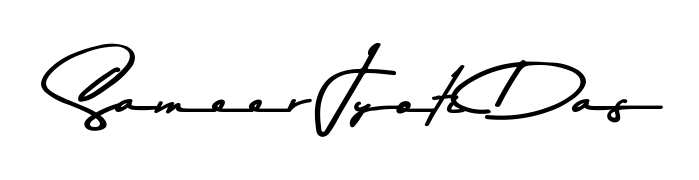 Make your name Sameer Jyoti Das memorable on every contract using Asem Kandis PERSONAL USE autograph style. Instant transparent background export available. Sameer Jyoti Das signature style 9 images and pictures png