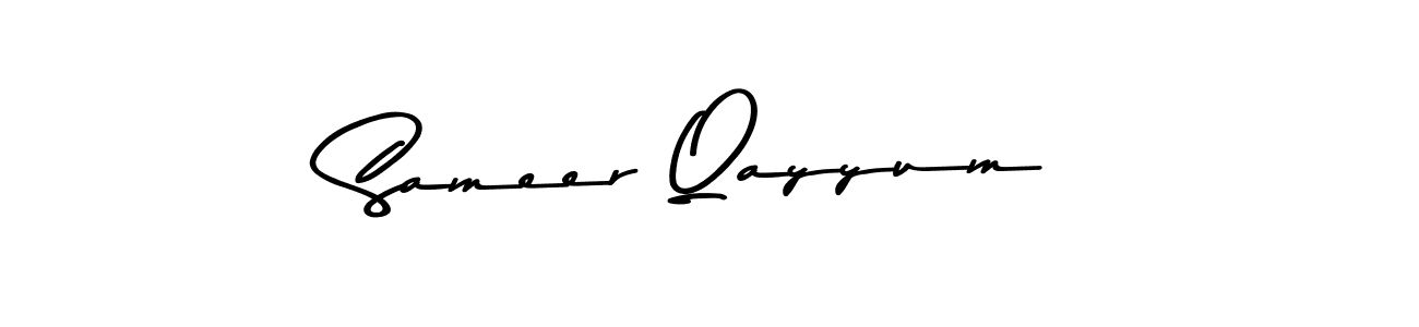 Make a beautiful signature design for name Sameer Qayyum. Use this online signature maker to create a handwritten signature for free. Sameer Qayyum signature style 9 images and pictures png